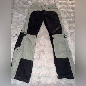 Silence + Noise Two-Tone Straight Leg Pants